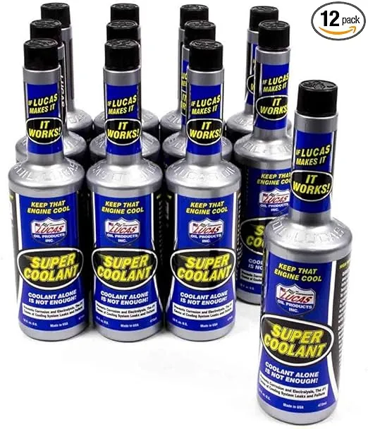Lucas Oil 10640-12PK Super Coolant - 16 oz., (Case of 12)