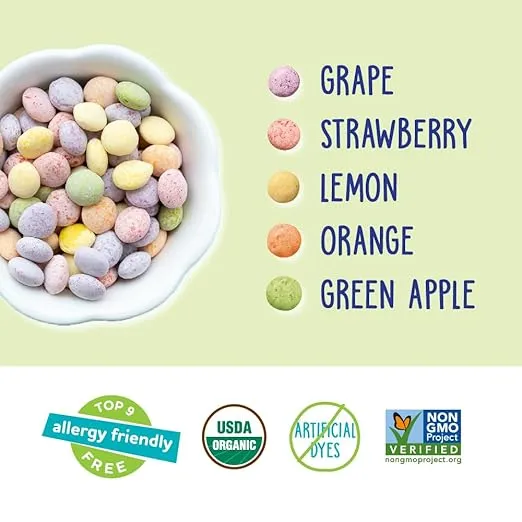 YumEarth Organic Sour Giggles Chewy Candy - Allergy Friendly (Top 9 Free), No Artificial Dyes or Flavors, Non GMO, Gluten Free, Vegan Candy Snacks - 5 Ounce Bag (Pack of 1)
