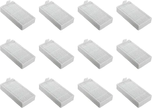 12 PKS Nispira HEPA Replacement Filter Compatible with i-life ilife Model V3s V3s pro, V5, and V5s V5s Pro Robot Robotic Vacuum Cleaner