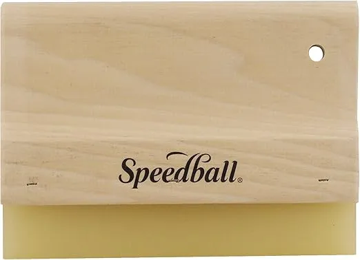 Speedball Urethane Squeegee, 8-Inch for Silk Screen Printing Graphics on Paper, Cardboard, and Wood