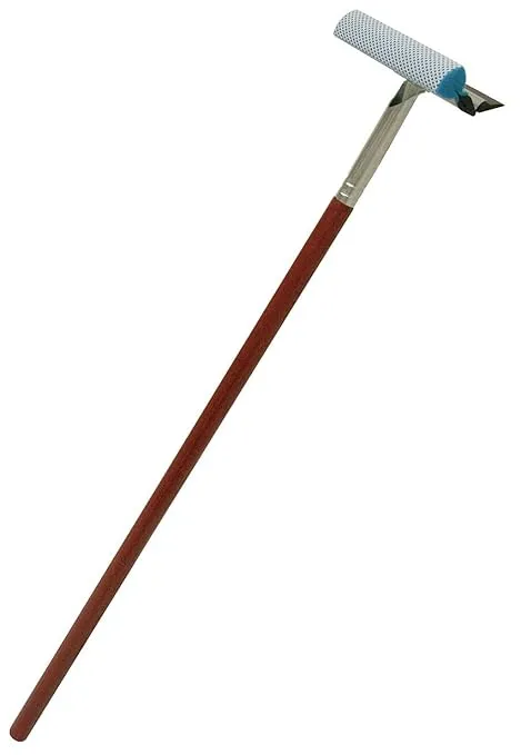 MALLORY Red 8" Hardwood Window Washer and Squeegee