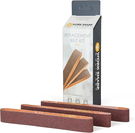 Work Sharp Professional Electric Kitchen Knife Sharpener Replacement Belt Kit
