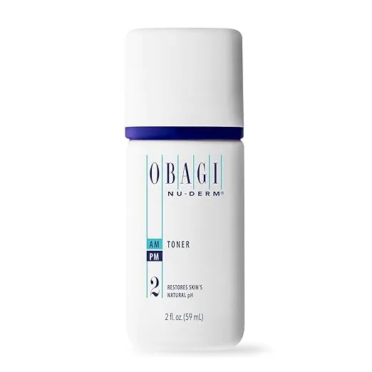 Obagi Nu-Derm Face Toner, Alcohol Free Toner with Witch Hazel and Aloe Vera for Oily Skin or Dry Skin Types 6.7 Fl Oz