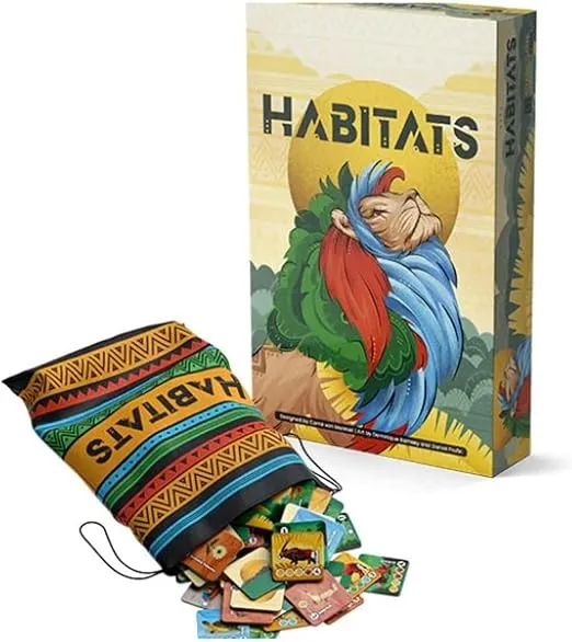 Habitats - Board Game - Tile Laying Board Game - 2-5 Players - 40 Minutes Play Time