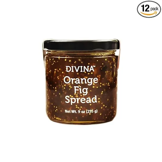 Divina Orange Fig Spread, 9 Oz. (Case of 12)