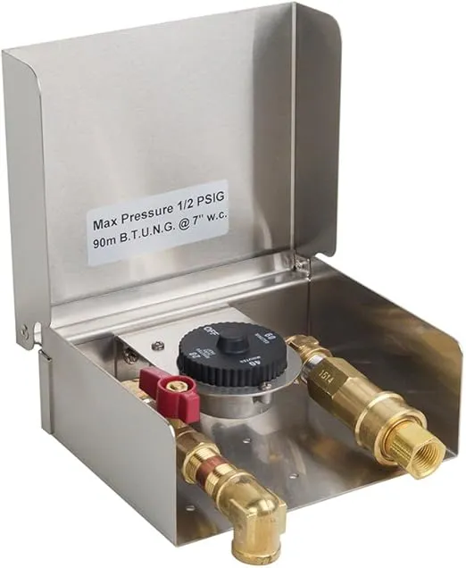 Fire Magic Gas Connection Box with 1-Hour Timer/Quick Disconnect