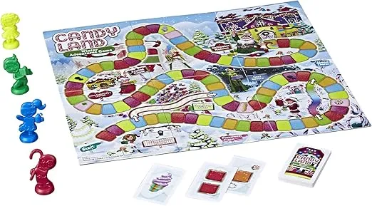 Hasbro Gaming Candy Land Game: Winter Adventures Edition Board Game for Kids Ages 3+