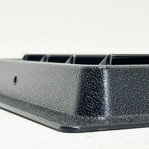Manual Crawl Space Vent with Removable Cover and Vermin Screen - Maximize Ventilation and Airflow (Black, 8" Height x 16" Width)