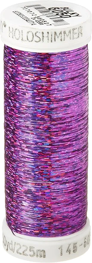 Sulky Of America Holoshimmer Polyester Metallic Thread, 250 yd, Purple
