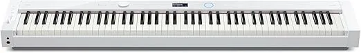 Casio Privia PX-S7000 Digital Piano - White Bundle with Bench, Stand, Triple Pedal Unit, Headphones, Piano Book, Online Piano Lessons, Austin Bazaar Instructional DVD, and Polishing Cloth