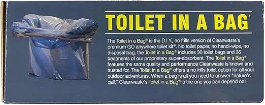 Cleanwaste Toilet in a Bag-30/Pack (D430W30)
