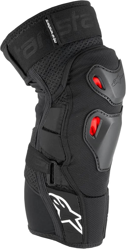 Alpinestars - Bionic Pro Plsma Knee Protectr Black/Red/White Lg/Xl (6503125-132-LXL)