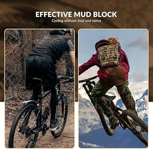 ROCKBROS Bike Fender Adjustable Bicycle Fenders for 26"/27.5"/29" Mountain Bike Universal Front Rear Mud Guards for MTB