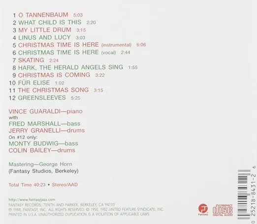 A Charlie Brown Christmas: The Original Sound Track Recording Of The CBS Television Special