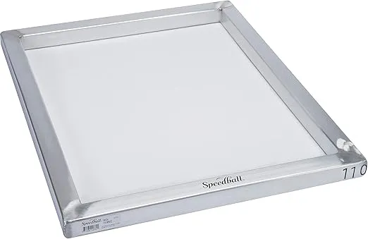 Speedball 110 Monofilament Aluminum Mesh Screen Printing Frame, 20x24 Inch for Professional Studios