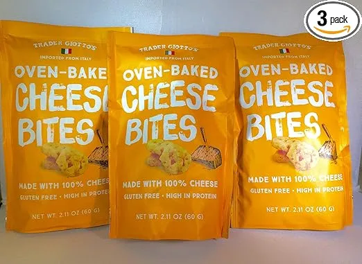 Trader Joe's Trader Giotto's Oven-Baked, Gluten-Free, Low Carb Cheese Bites (3-pack)