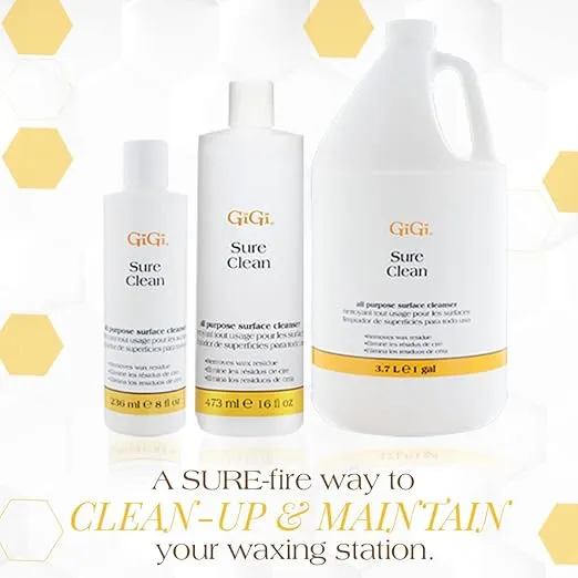 GiGi Sure Clean – All-Purpose Wax Warmer and Surface Cleaner, 16 fl oz