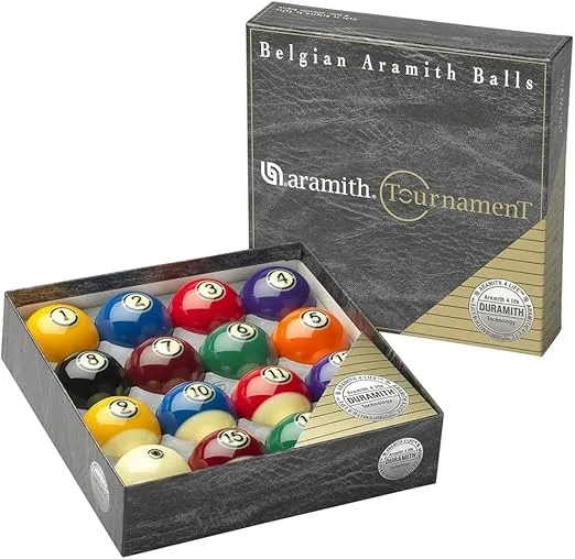 Aramith Pure Phenolic Pool Balls Regulation Belgian Made Billiard Ball Set