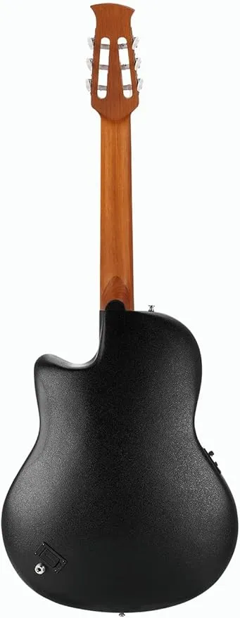 Ovation Applause AB24CS-4S Mid-Depth Classical Acoustic-Electric Guitar, Natural Satin