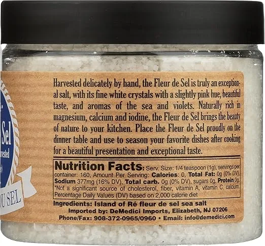 Esprit Du Sel, Fleur De Sel, 5.64 Ounce