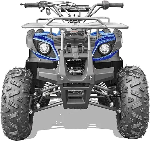 MotoTec Bull 125cc 4-Stroke Kids Gas ATV Blue