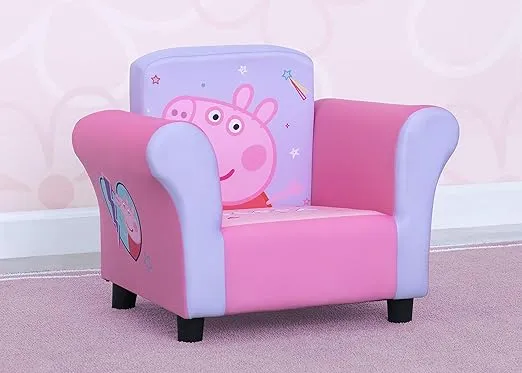 Delta Children Upholstered Chair, Peppa Pig