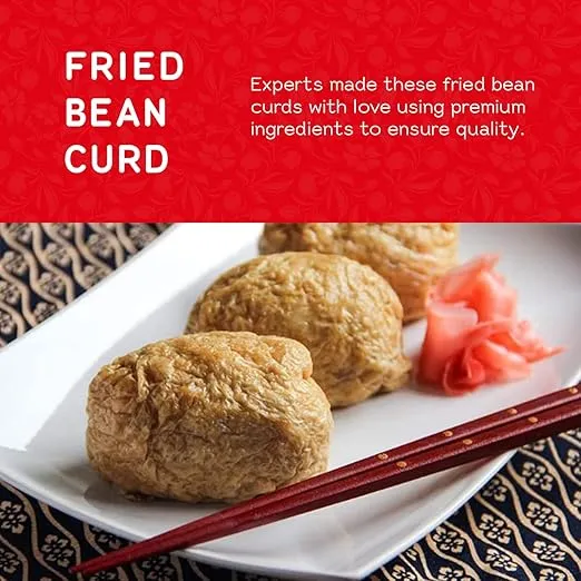 Shirakiku Inarizushi No Moto - Japanese Seasoned Fried Soy Bean Curd | Fried Bean Curd, Hydrogenated Vegetable Oil, Wheat, and Soybean | Soy Bean Flavor, 10oz - (Pack of 3)