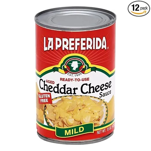 La Preferida Nacho Cheese Sauce, 15 Ounce (Pack of 12)