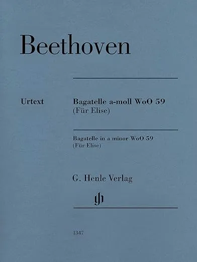 Bagatelle In A Minor Woo 59 (Fur Elise) Piano Solo Revised Edition