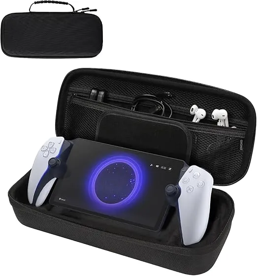 TiMOVO Carrying Case for PlayStation Portal Remote Player, Travel Storage Case with 10 Card Slots for PS5 Portal 2023 Controller & Accessories, Hard Shell Protective Bag for PS Portal PS5