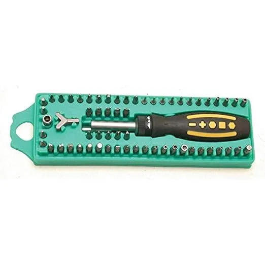 Pro'sKit 800-081 62 pc Security Bit Set, Multicolor