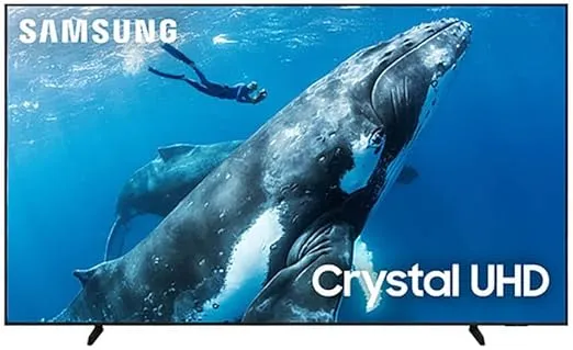 SAMSUNG 98-Inch Class 4K Crystal UHD DU9000 Series HDR Smart TV, Object Tracking Sound Lite, Motion Xcelerator 120Hz, Supersize Picture Enhancer, Mega Contrast, Alexa Built-In (UN98DU9000, 2024 Model)