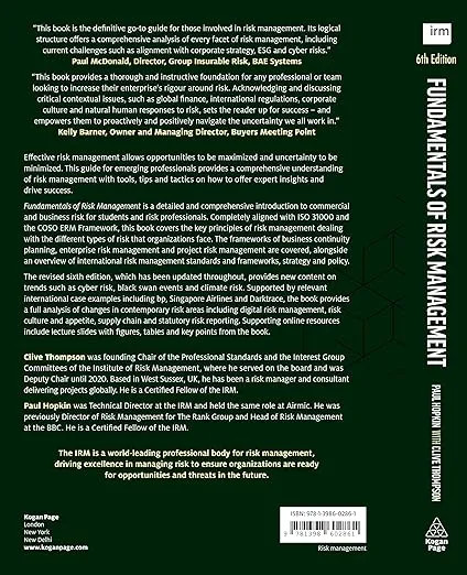 Fundamentals of Risk Management: Understanding, Evaluating and Implementing Effective Enterprise Risk Management