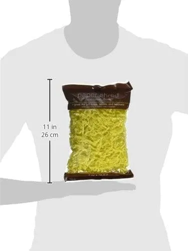 Vibrant Yellow Paper Shreds - 2oz., 1 Pack - Perfect for Gift Packaging, Decorations and Craft Projects