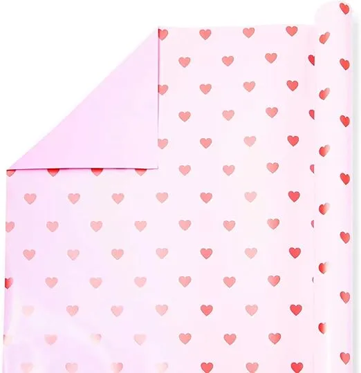 Sparkle and Bash Pink Wrapping Paper Roll (30 Inches x 16 Feet, 3 Rolls)