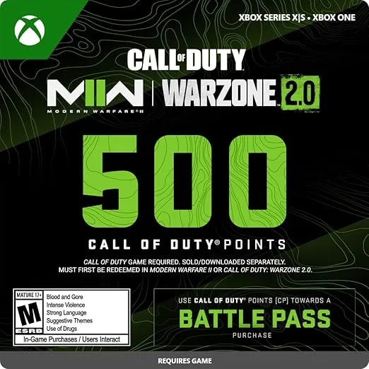 Call of Duty 500 Points - Xbox [Digital Code]