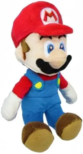 Sanei Super Mario All Star Collection 9.5" Mario Plush, Small
