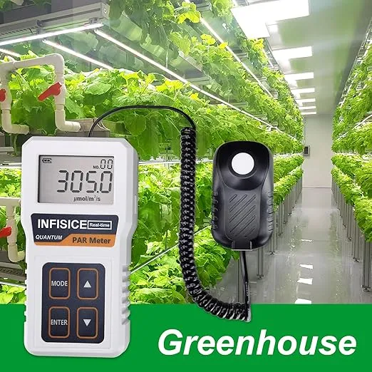 Quantum PAR Meter - Upgraded: High Precision, Grow Light Meter, Indoor Plants Meter, Good for Growing droseras and All Indoor Plants