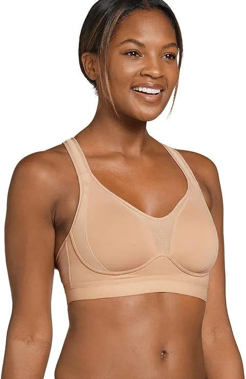 Jockey Women's Bra Forever Fit Mid Impact Molded Cup Active Bra