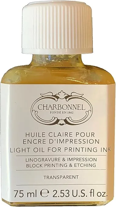 Lefranc Bourgeois Charbonnel Professional Printing Waterwashable Ink, Oil 75ml (2.5-oz)