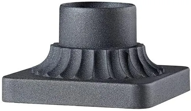 Feiss Lighting-Accessory-Pier Mount-Black Finish