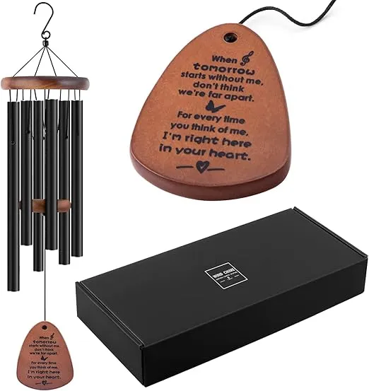 YOUNTASY Sympathy Gift/Memorial Gifts, Sympathy Wind Chimes, Memorial Wind Chimes for Loss of a Loved One, in Memory of Loved One Gifts for Bereavement Condolence Remembrance 36 Inch
