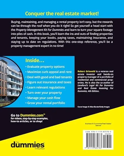 Property Management Kit For Dummies (For Dummies (Business & Personal Finance))