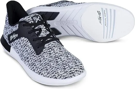 KR Strikeforce Lux Black/White Womens Athletic Bowling Shoe