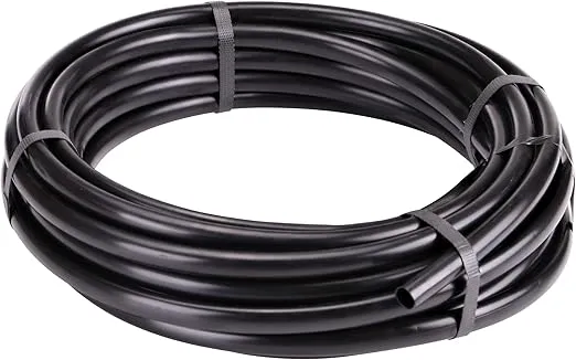 Raindrip 061005P 5/8-Inch Drip Irrigation Supply Tubing, 50-Foot, Irrigation Drippers, Drip Emitters, Drip Irrigation Parts, and Drip Systems, made with Polyethylene, Black