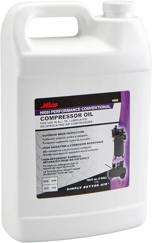 Milton 1002 Compressor Oil, 1 Gallon
