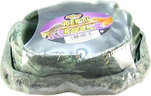 Zoo Med Repti Rock Reptile Food Water Dishes (Medium)