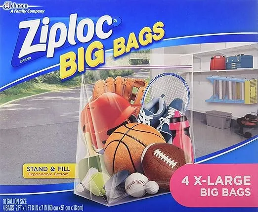 Ziploc Big Bag XL (4 Bags)