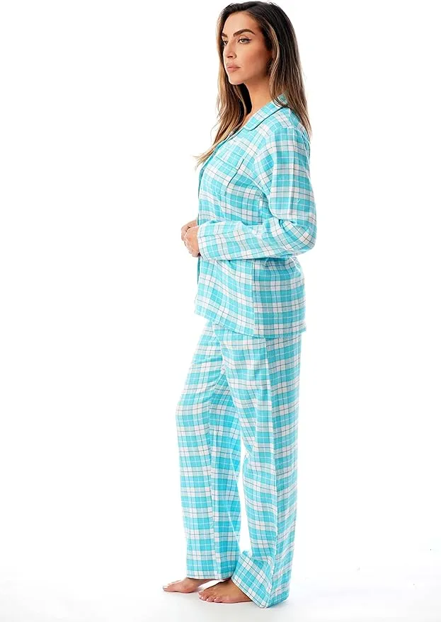 Just Love Long Sleeve Flannel Pajama Sets for Women