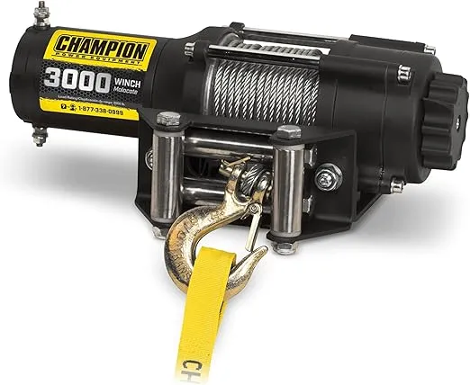 Champion Power Equipment 3000-lb. ATV/UTV Winch Kit